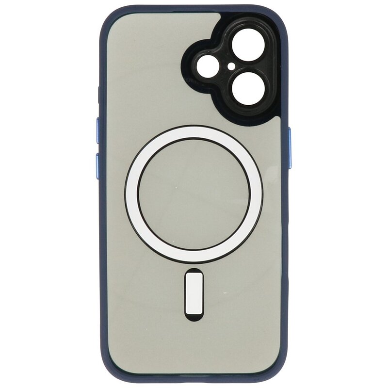 Funda protectora Magsafe de aluminio para cámara de iPhone 16 azul