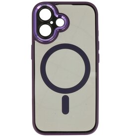 Custodia protettiva per fotocamera Magsafe in alluminio per iPhone 16 viola
