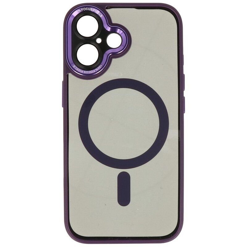 Magsafe Aluminum Camera Protector Case for iPhone 16 Purple