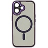 Custodia protettiva per fotocamera Magsafe in alluminio per iPhone 16 viola