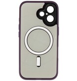 Funda protectora de cámara Magsafe de aluminio para iPhone 16 Morado