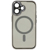 Custodia protettiva per fotocamera in alluminio Magsafe per iPhone 16 grigia