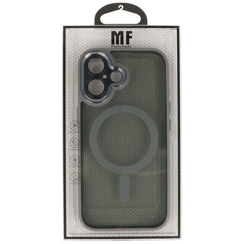 Magsafe Aluminum Camera Protector Case for iPhone 16 Gray