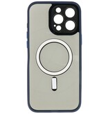Magsafe Aluminium Camera Beschermer Hoesje voor iPhone 16 Pro Blauw