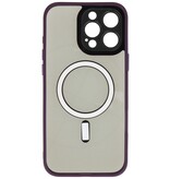 Funda protectora de cámara de aluminio Magsafe para iPhone 16 Pro Max Púrpura