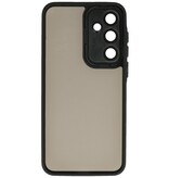 Matte-Transparent with Camera Protector Case for Samsung Galaxy A16 Black
