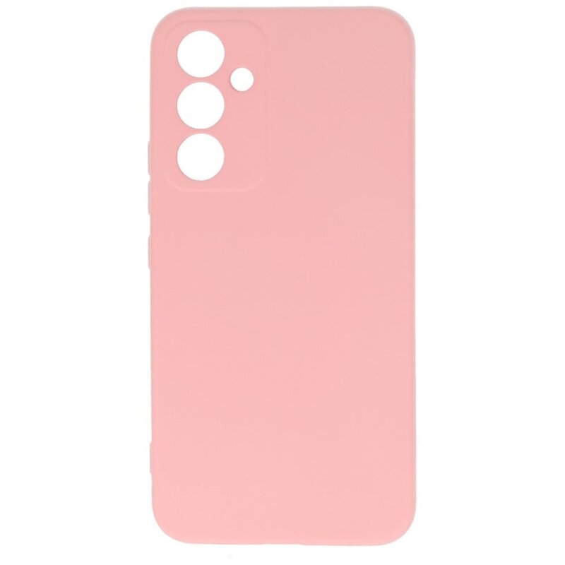 Fashion Color TPU Hoesje Samsung Galaxy S24 FE Roze