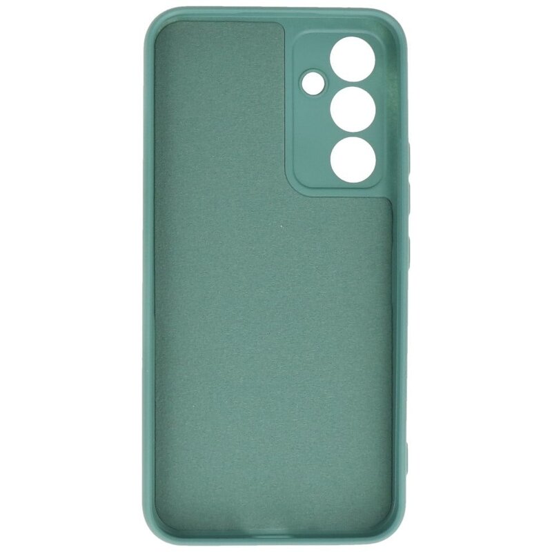 Fashion Color TPU Hülle Samsung Galaxy S24 FE Dunkelgrün
