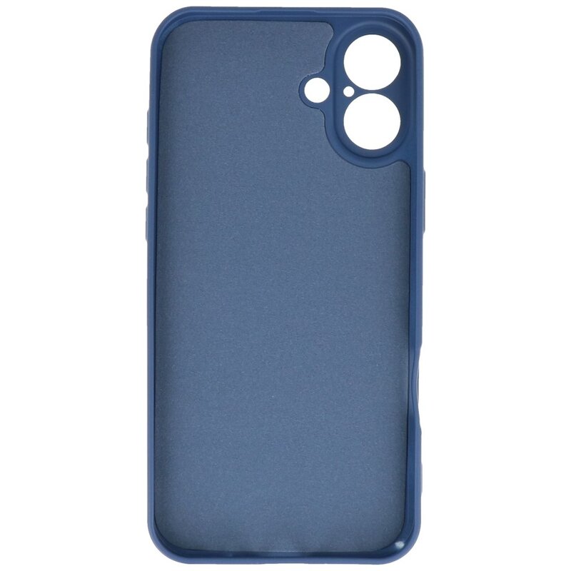 Fashion Color TPU Case for iPhone 16 Navy