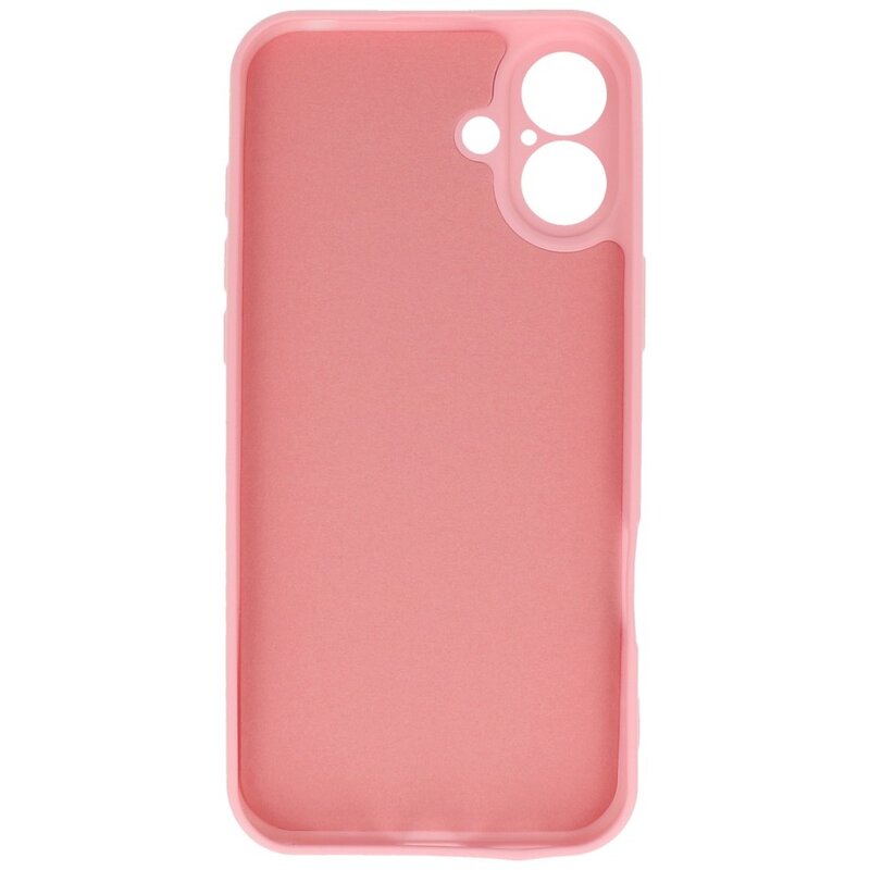 Custodia in TPU colorata alla moda per iPhone 16 rosa