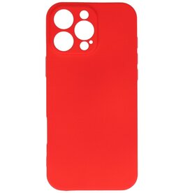 Funda de TPU de color de moda para iPhone 16 Pro Rojo