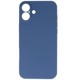 Fashion Color TPU-cover til iPhone 16 Plus Navy