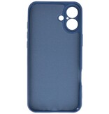 Fashion Color TPU-cover til iPhone 16 Plus Navy