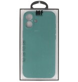 Funda de TPU de color de moda para iPhone 16 Plus Verde oscuro