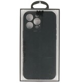 Funda de TPU de color de moda para iPhone 16 Pro Max Negro