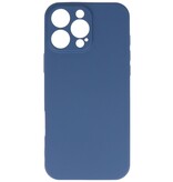 Modische farbige TPU-Hülle für iPhone 16 Pro Max, Marineblau