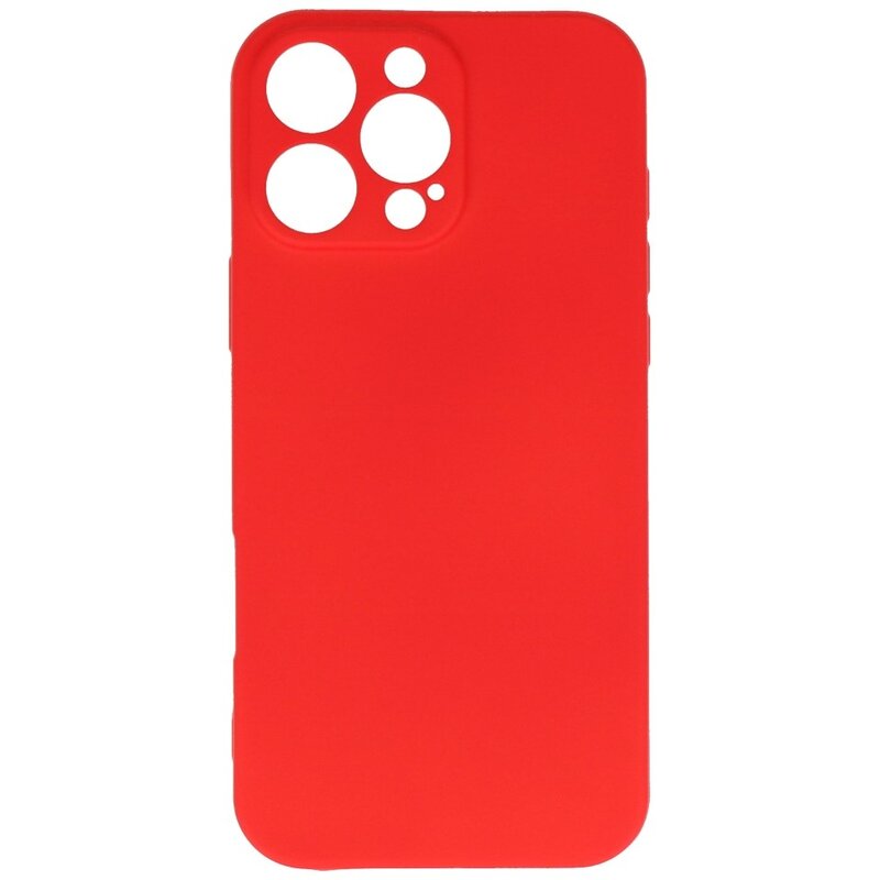 Custodia in TPU colorata alla moda per iPhone 16 Pro Max rossa