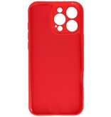 Fashion Color TPU Case for iPhone 16 Pro Max Red