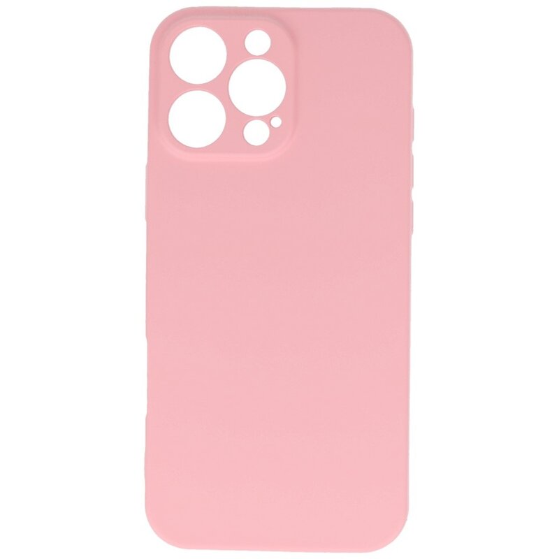 Coque TPU Fashion Color pour iPhone 16 Pro Max Rose