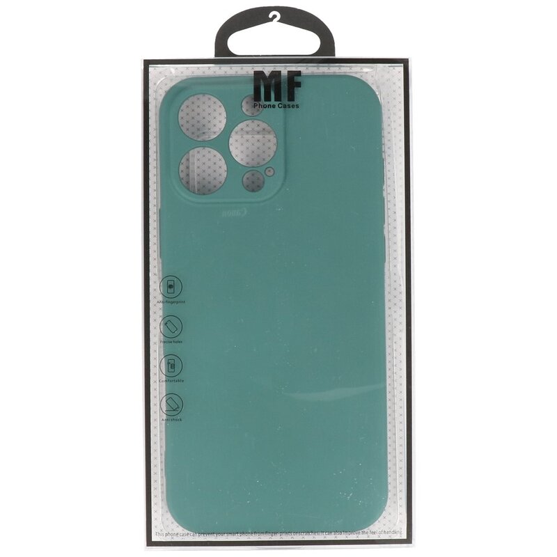 Funda de TPU de color de moda para iPhone 16 Pro Max Verde oscuro