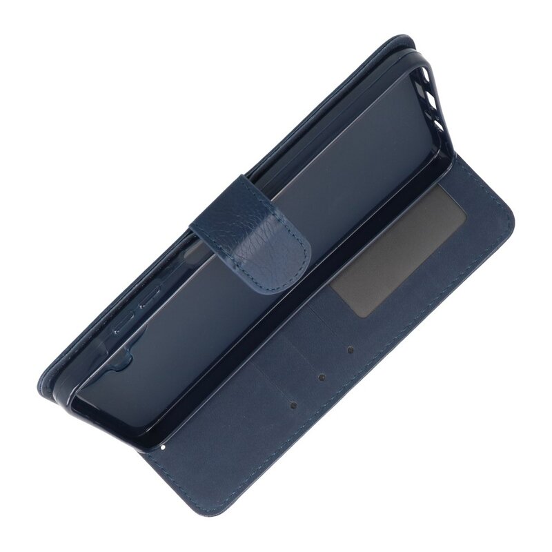 Bookstyle Wallet Cases Hoesje voor iPhone 14 Navy