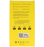 MF Display Support LCD incell MF Prime FHD de marque maison pour iPhone 15 Plus noir + verre complet MF gratuit