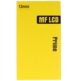 MF Display Supporto LCD incell MF Prime del marchio interno per iPhone 12 Mini nero + MF Full Glass gratuito