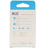 NCC Opladers NCC Oplader C222 USB A + C Oplader 30W Hvid