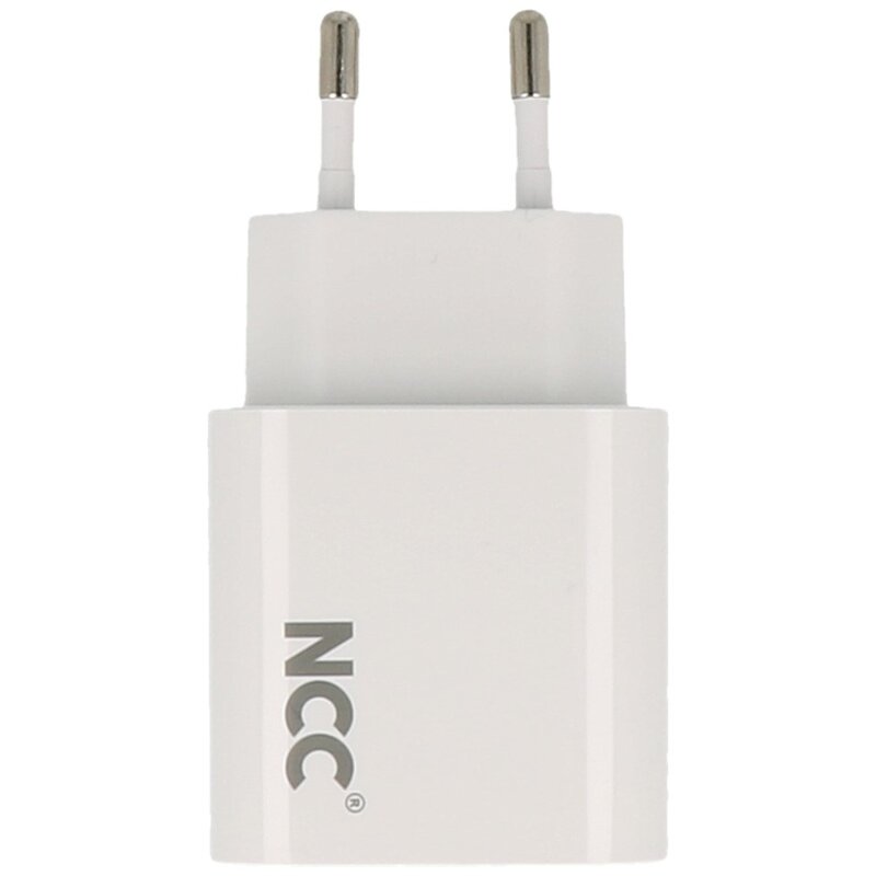 NCC Opladers NCC Oplader C222 USB A + C Oplader 30W Hvid