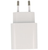 NCC Opladers NCC Oplader C222 USB A + C Oplader 30W Hvid