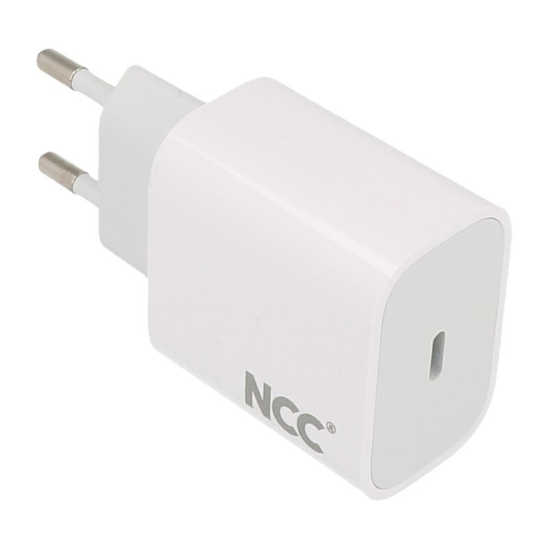 NCC Opladers NCC Charger Set C124 Type-C to Type C 20W Wit