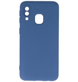 Custodia in TPU color moda per Samsung Galaxy A40 Navy