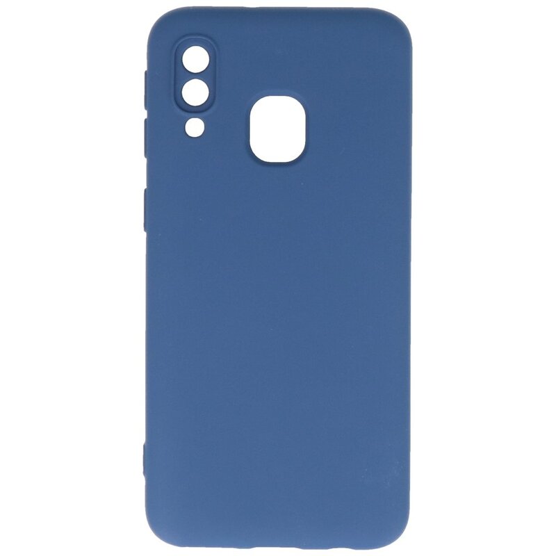 Custodia in TPU color moda per Samsung Galaxy A40 Navy