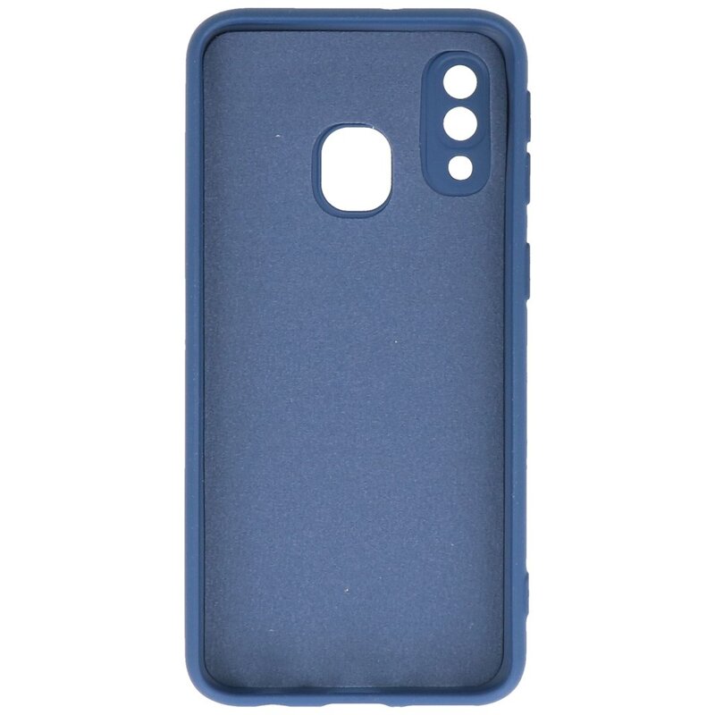 Custodia in TPU color moda per Samsung Galaxy A40 Navy