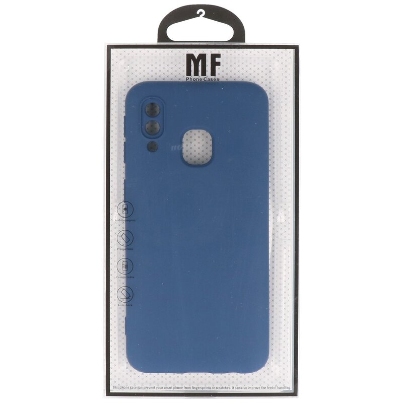 Custodia in TPU color moda per Samsung Galaxy A40 Navy