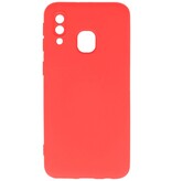 Custodia in TPU Fashion Color per Samsung Galaxy A40 Rosso