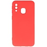 Custodia in TPU Fashion Color per Samsung Galaxy A40 Rosso
