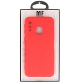 Fashion Color TPU Hülle Samsung Galaxy A40 Rot