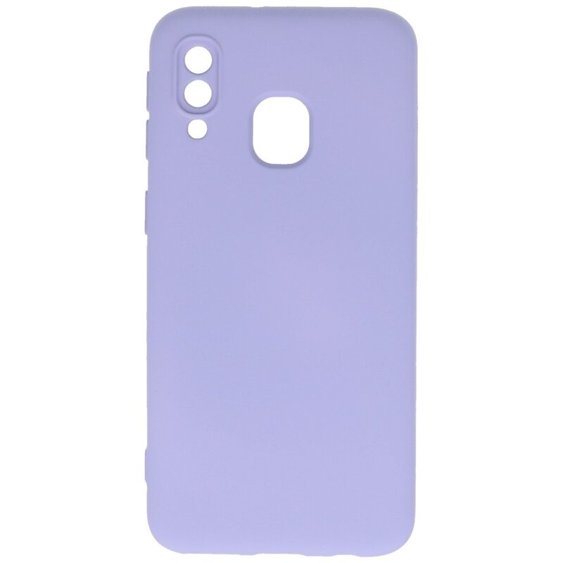 Custodia in TPU Fashion Color per Samsung Galaxy A40 Viola
