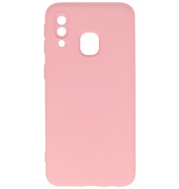 Custodia in TPU Fashion Color per Samsung Galaxy A40 Rosa