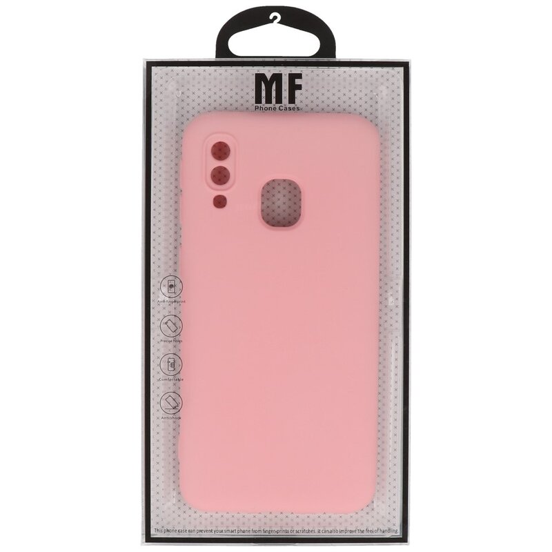 Custodia in TPU Fashion Color per Samsung Galaxy A40 Rosa