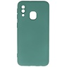 Custodia in TPU Fashion Color per Samsung Galaxy A40 Verde Scuro