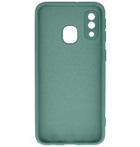 Coque TPU Fashion Color Samsung Galaxy A40 Vert Foncé