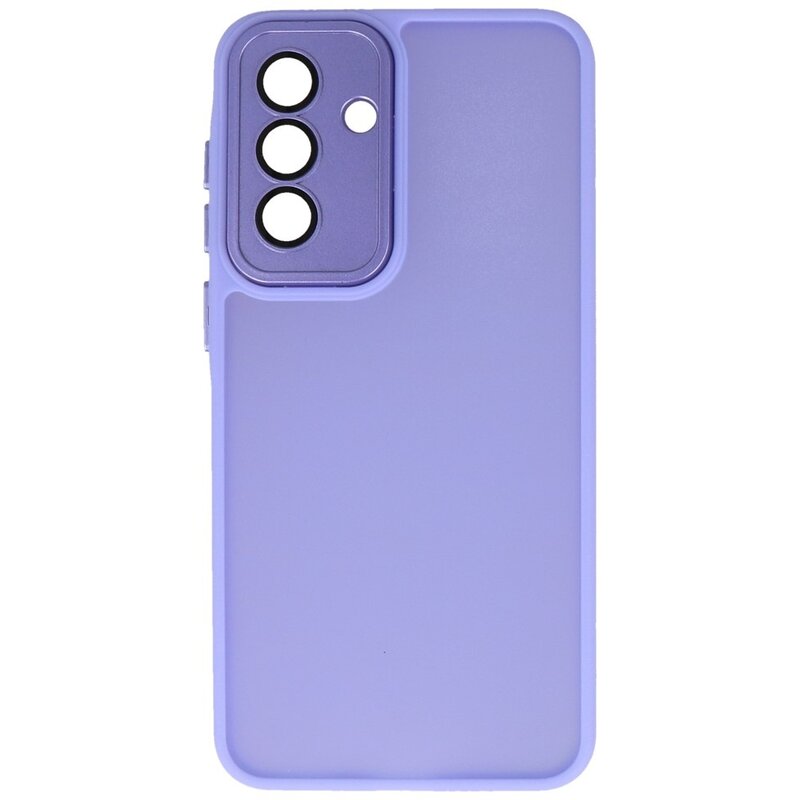 Mat-gennemsigtig med kamerabeskyttelsescover til Samsung Galaxy A26 Lilla