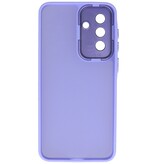 Matte-Transparent with Camera Protector Case for Samsung Galaxy A26 Purple