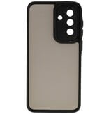 Étui Transparent Mat avec Protecteur d'Appareil Photo pour Samsung Galaxy A36 - A56 Noir
