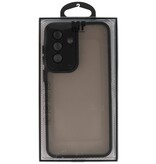 Custodia protettiva opaca-trasparente con fotocamera per Samsung Galaxy A36 - A56 nera