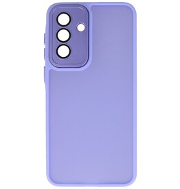 Matte-Transparent with Camera Protector Case for Samsung Galaxy A36 - A56 Purple