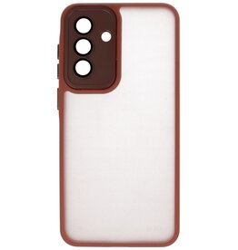 Funda Transparente Mate con Protector de Cámara para Samsung Galaxy A36 - A56 Rosa