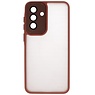 Matte-Transparent with Camera Protector Case for Samsung Galaxy A36 - A56 Pink